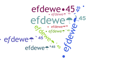 Kælenavn  - efdewe45