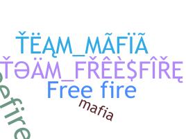 Kælenavn  - TeamFreeFire