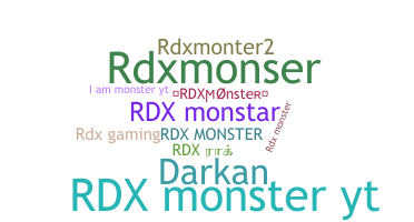 Kælenavn  - RDXmonster
