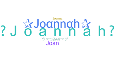 Kælenavn  - Joannah