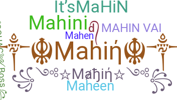 Kælenavn - Mahin