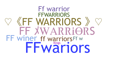 Kælenavn  - FFwarriors