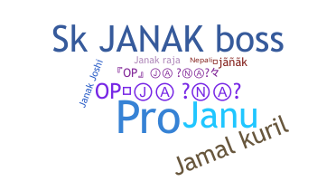 Kælenavn  - Janak