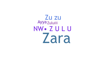 Kælenavn  - Zulu
