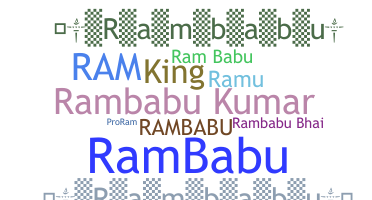 Kælenavn  - Rambabu