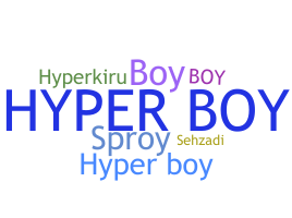 Kælenavn  - Hyperboy