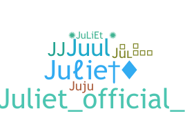 Kælenavn  - Juliet
