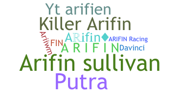 Kælenavn  - Arifin