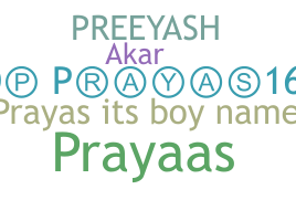 Kælenavn  - Prayas