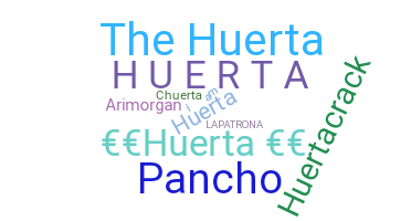 Kælenavn  - Huerta