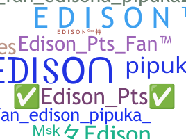 Kælenavn  - EdisonPts