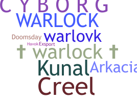 Kælenavn  - Warlock