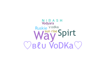 Kælenavn  - Vodka