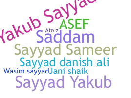 Kælenavn  - Sayyad