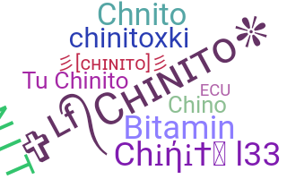 Kælenavn  - Chinito