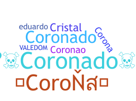 Kælenavn  - Coronado