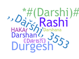 Kælenavn  - Darshi