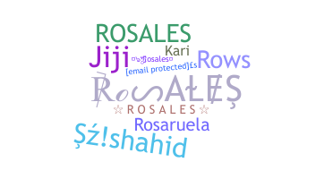 Kælenavn  - Rosales