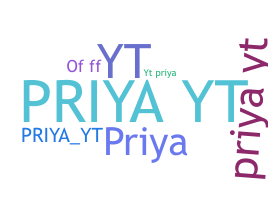 Kælenavn  - PriyaYT