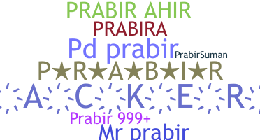 Kælenavn  - Prabir