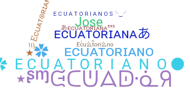 Kælenavn  - ecuatoriano