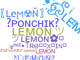 Kælenavn  - Lemon