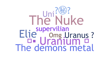Kælenavn  - Uranium