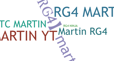 Kælenavn  - RG4MARTIN