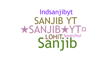 Kælenavn  - Sanjibyt
