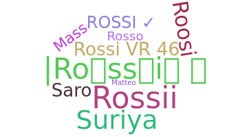 Kælenavn  - Rossi