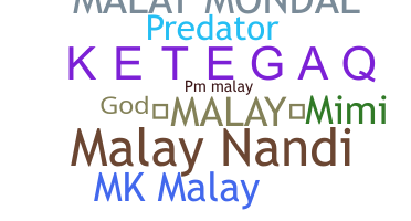 Kælenavn  - Malay