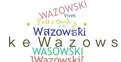 Kælenavn  - Wazowski