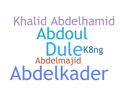 Kælenavn  - Abdel