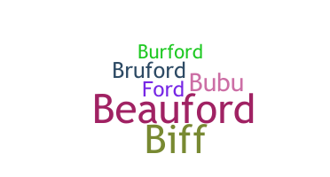 Kælenavn  - Buford