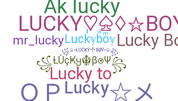 Kælenavn  - Luckyboy