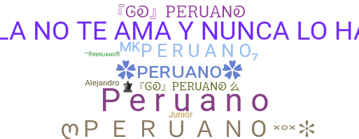 Kælenavn  - Peruano
