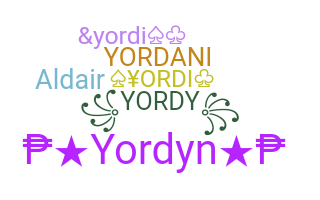 Kælenavn  - Yordi