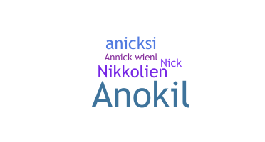 Kælenavn  - Annick
