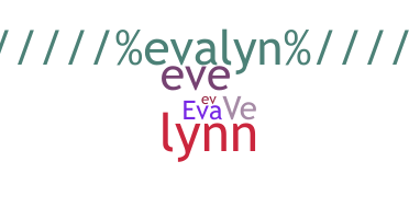 Kælenavn  - Evalyn
