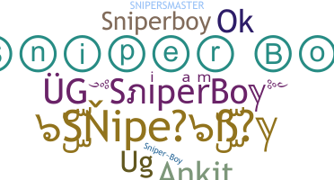 Kælenavn  - SniperBoy