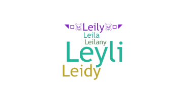 Kælenavn  - Leily
