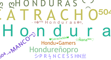 Kælenavn  - Honduras
