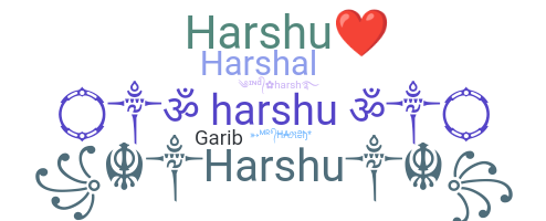 Kælenavn  - Harshu