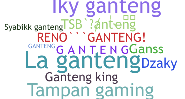Kælenavn  - Ganteng