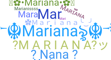 Kælenavn  - Mariana