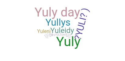Kælenavn  - yuly