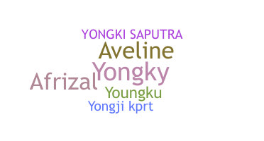 Kælenavn  - Yongki
