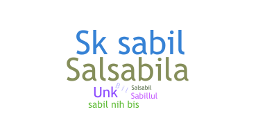 Kælenavn  - Sabil
