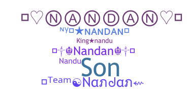 Kælenavn  - Nandan