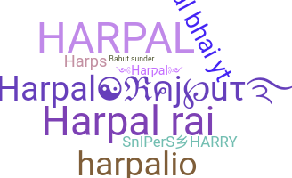 Kælenavn  - Harpal